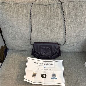 Authenticated Chanel Halfmoon Crossbody Bag